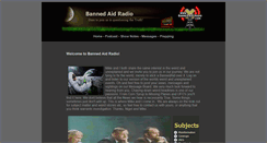 Desktop Screenshot of bannedaidradio.com